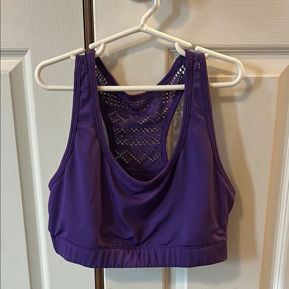 Zyia Purple Bomber Sports Bra